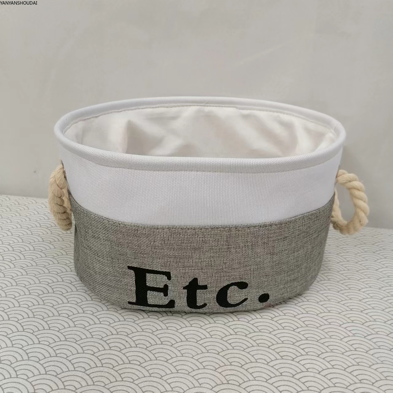收纳框，脏衣篮，防尘收纳，布艺折叠脏衣篮详情3