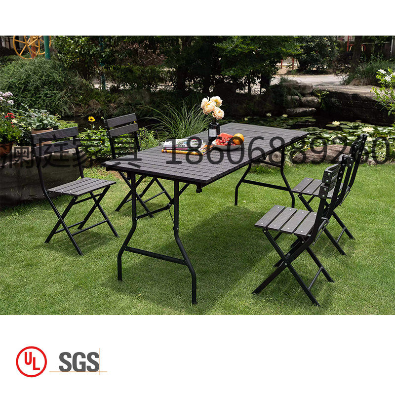 折叠桌/塑料折叠桌/户外折叠桌白底实物图