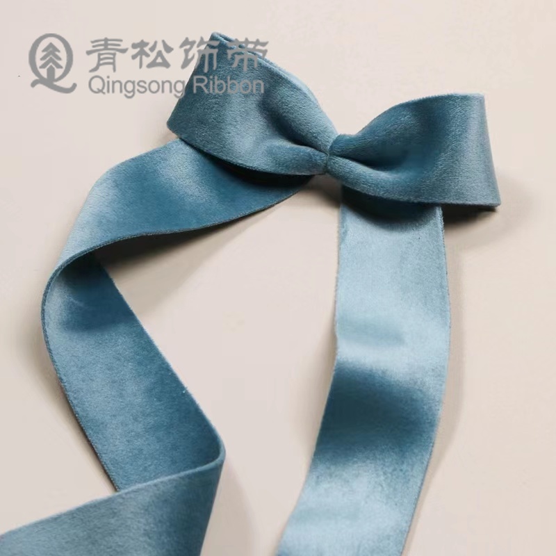 Green pine ribbons, double-sided velvet ribbons for autumn and winter, bow ribbons, ribbon cards, DIY through ribbons, children's hair accessories, diy pendants, gift packaging, clothing materials, clothing accessories, lace, flower packaging, ribbon cakes, gift boxes, binding straps Specification image