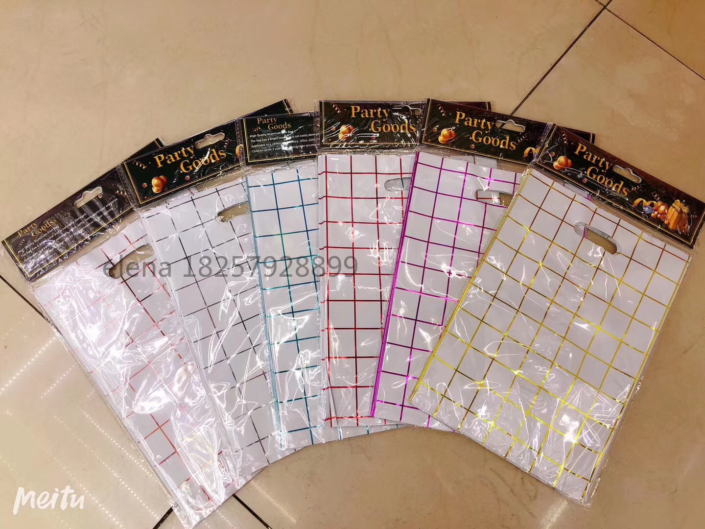 New medium-sized aluminum film packaging plastic gift bag for party children's Day, happy birthday Application Scenario