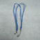 （单根）海蓝色纱绳项链3+1三根6mm海蓝色纱带和1.5mm海蓝色腊线长度43cm和5cm龙虾扣尾链1根图