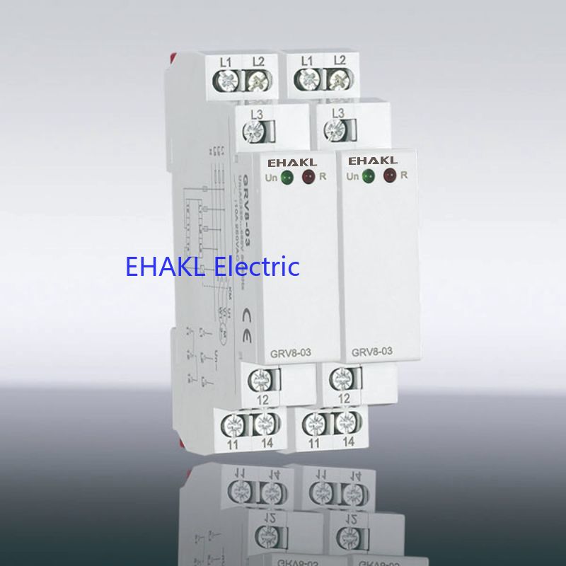 三相电压监控小型继电器 G RV8-03 电梯相序 380v 220v