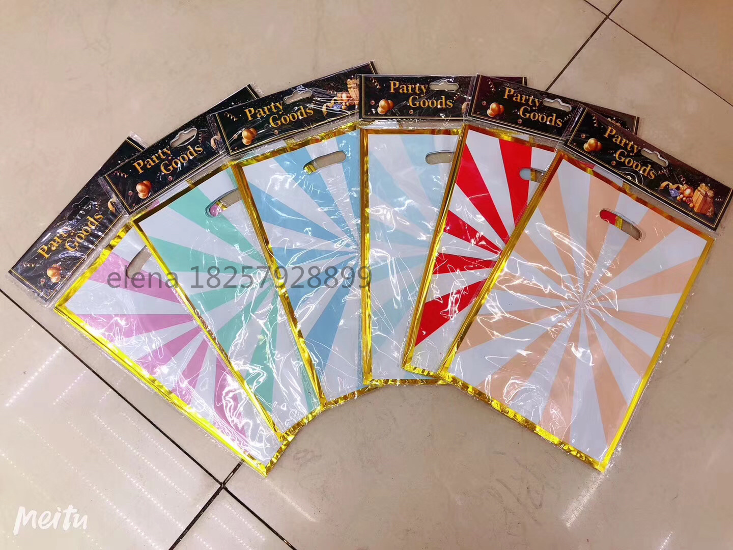 New medium-sized aluminum film packaging plastic gift bag for party children's Day, happy birthday Item Picture