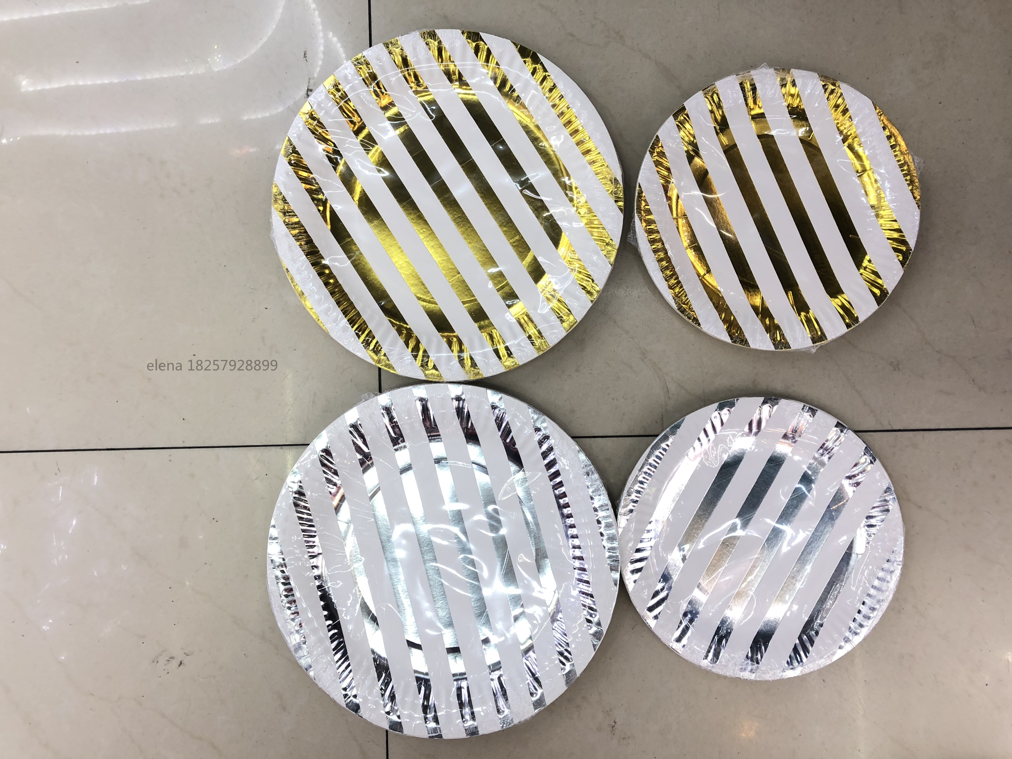 一次性碗、碟、盘实物图