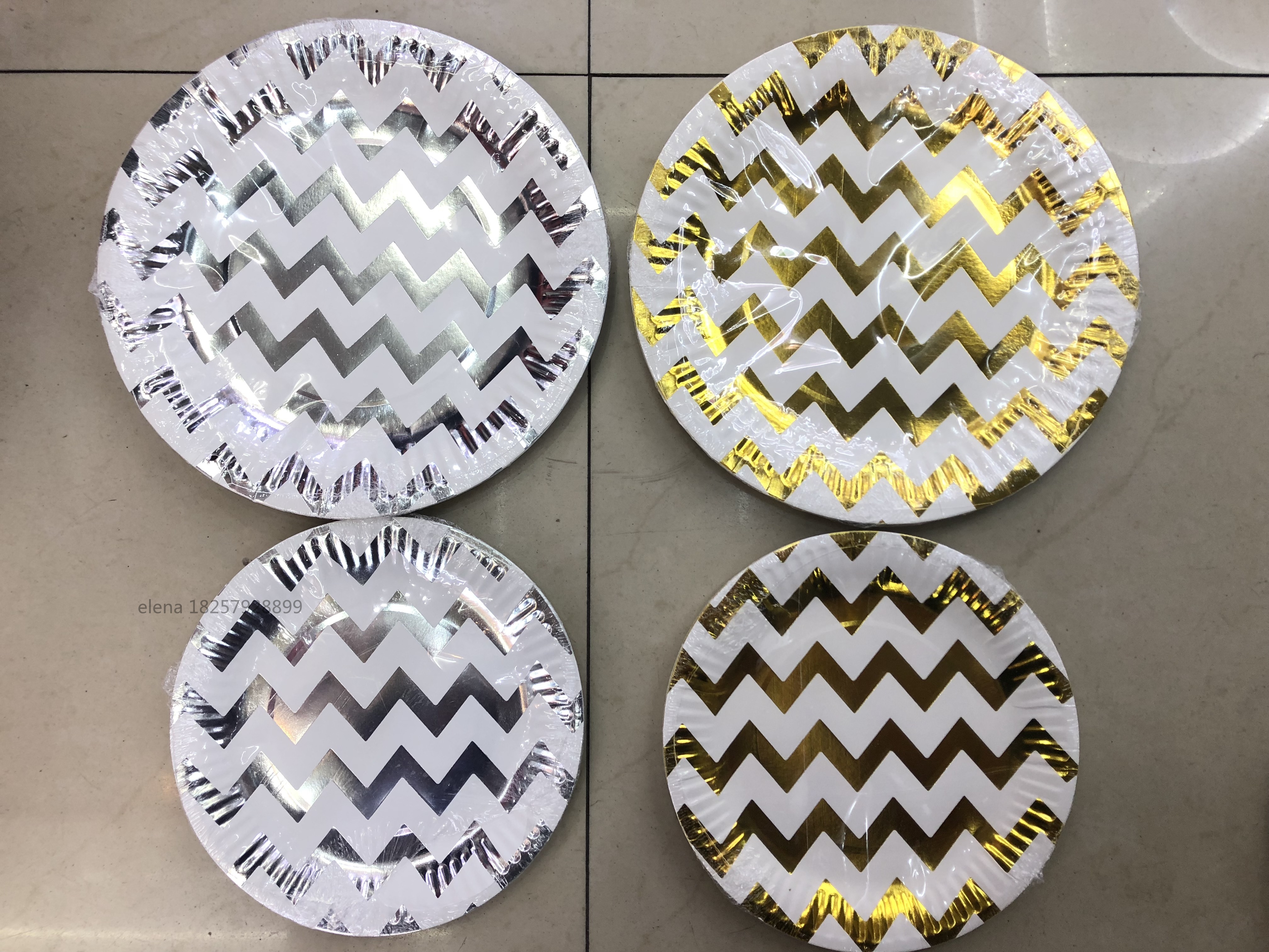 纸盘/烫金/生日产品图