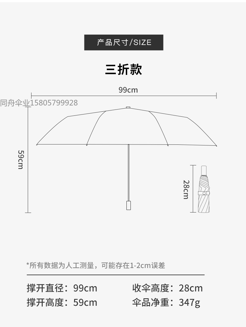 义乌好货10160油画三折双层伞面双面花金色架轻奢高档太阳伞女士折叠伞洋伞三折双层轻奢系高档洋伞详情12