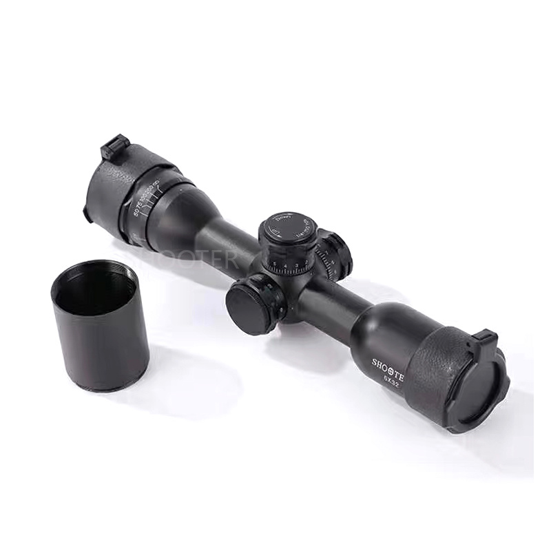 射手SHOOTER 6X32AOE短款定倍瞄准器带灯带锁望远镜详情7