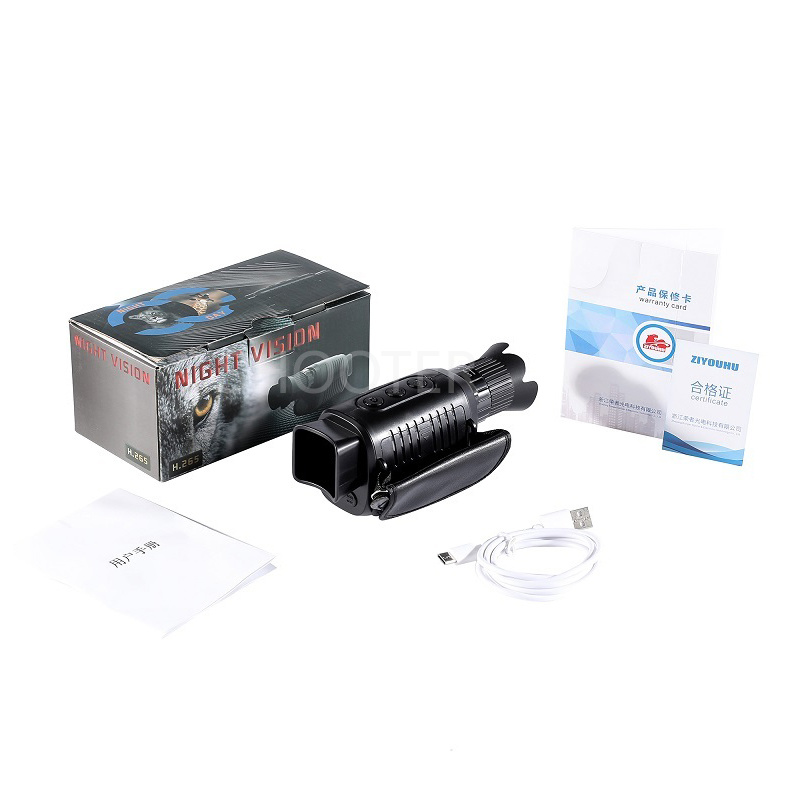 The handheld digital high-definition infrared night vision device can record, take photos and play back. It is equipped with a display screen and can be used for night shooting in a completely dark environment. It is a portable video recorder pic 13