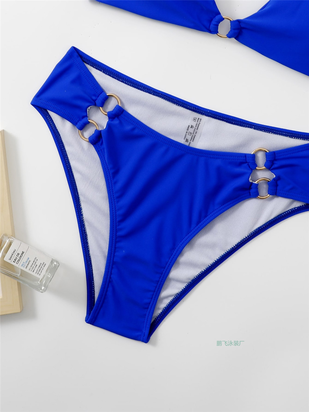 2208厂家批发新款亚马逊分体泳衣比基尼纯色欧美性感跨境Bikini三点外贸泳装纯色外单游泳衣女工厂直销2022详情7