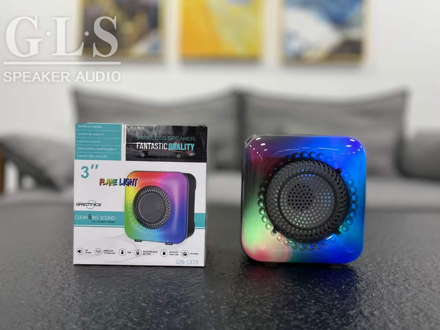 Gts-1373 Single 3 "series portable speaker Bluetooth wireless sound radio