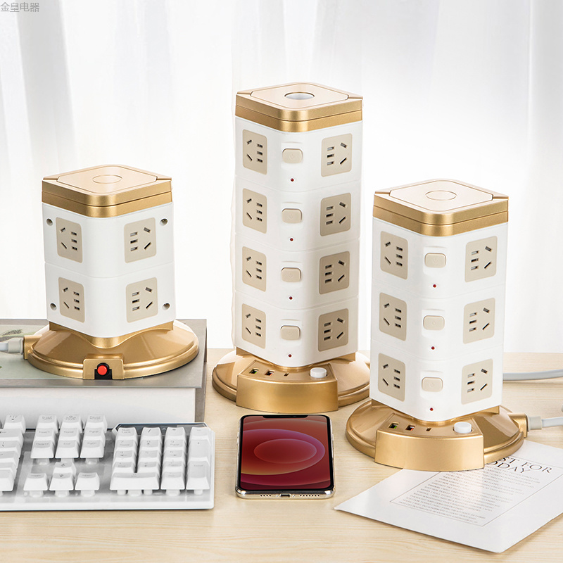 办公立式手提塔形PD快充 南美洲墨西哥 秘鲁 外贸出口   USB  TYPE-C充电 彩盒 装 TC口插座 排插 插板详情9