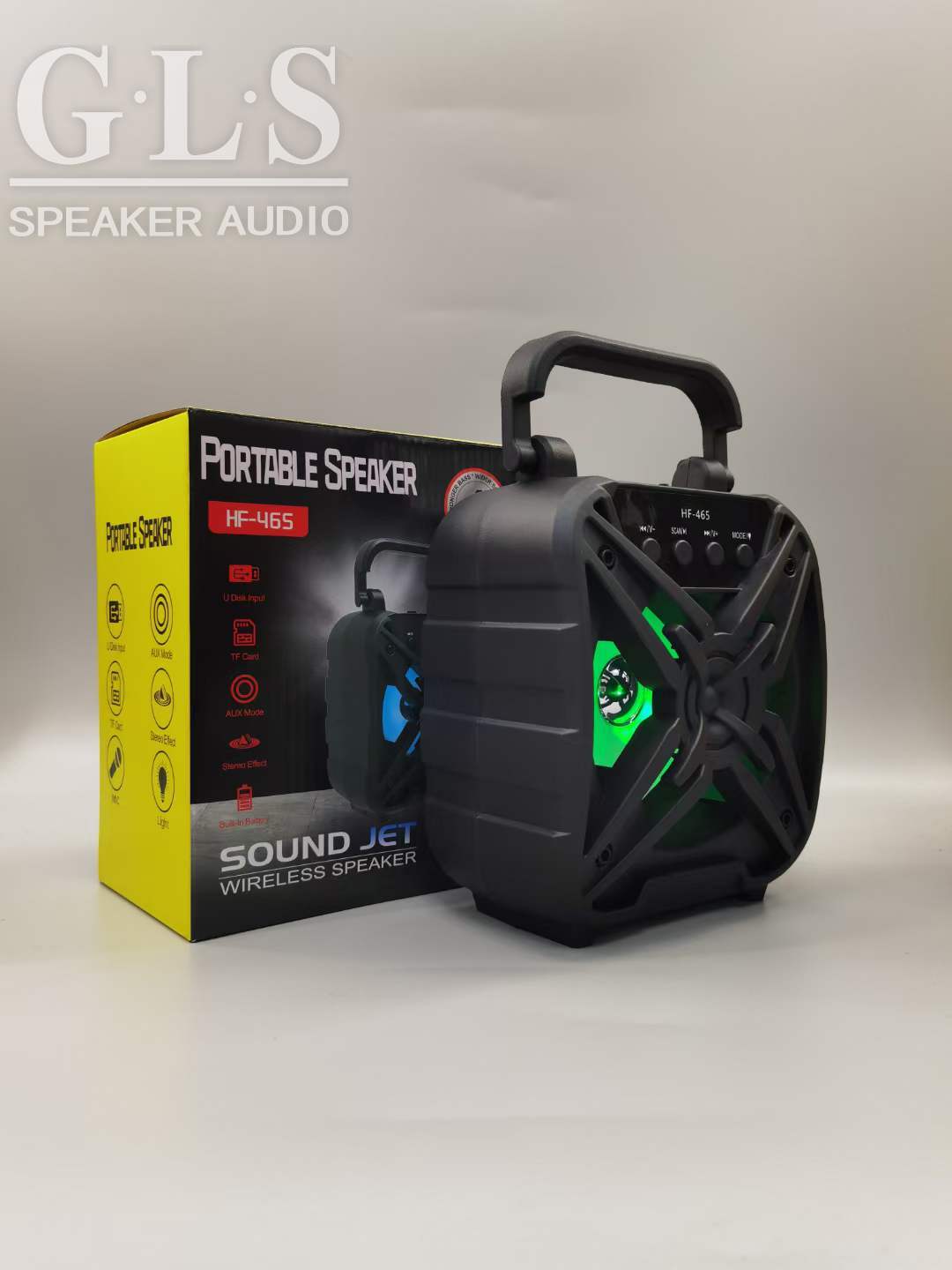 Hf-465 single 4 "series portable speaker Bluetooth wireless sound radio