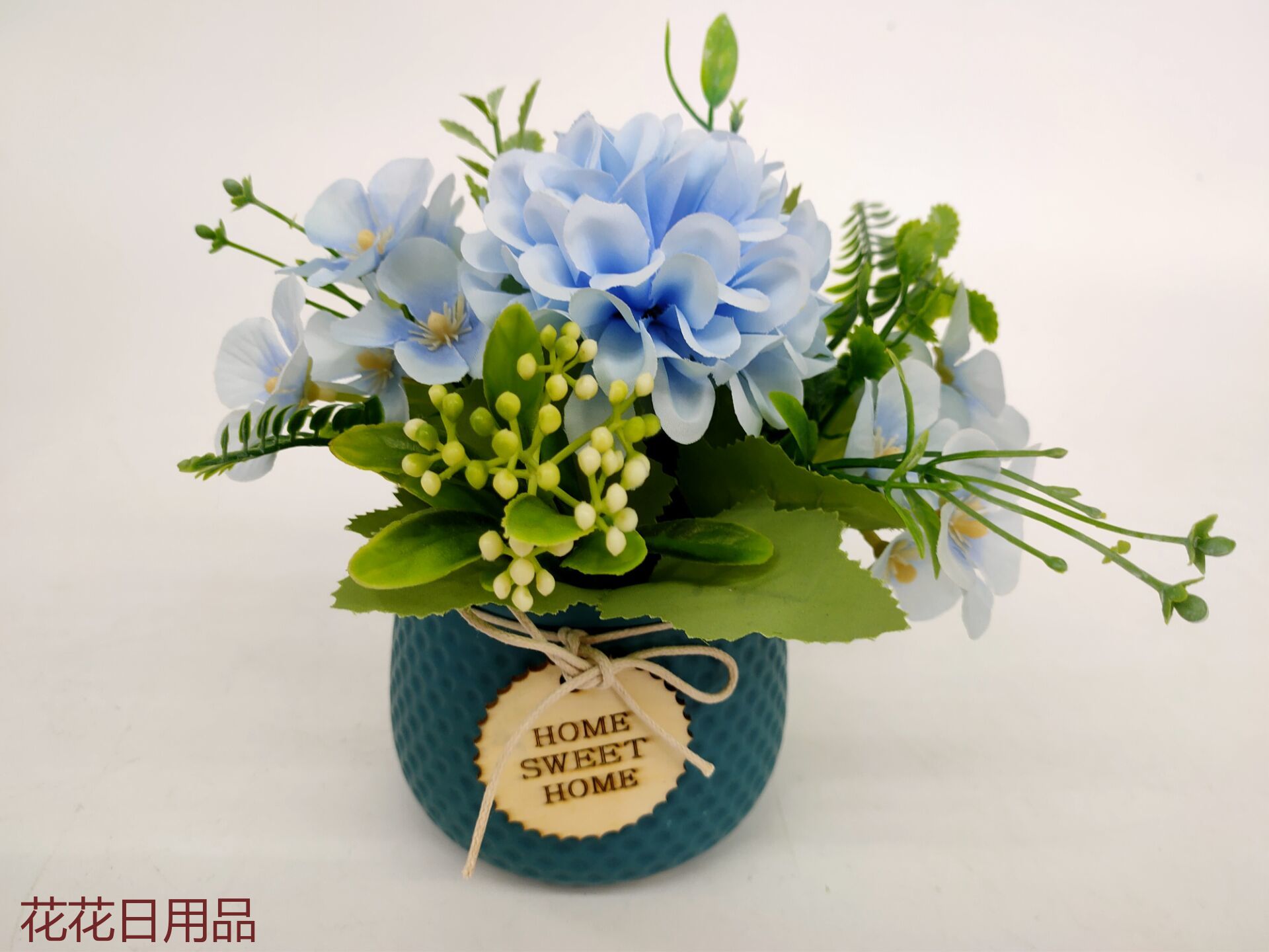 仿真花假花盆景陶瓷盆小花办公室餐厅客厅等摆件品详情2