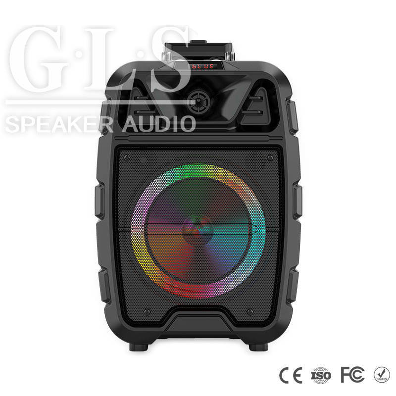 ZQS 8125 single 8 "pull bar portable speaker portable Bluetooth wireless stereo radio wireless Mic