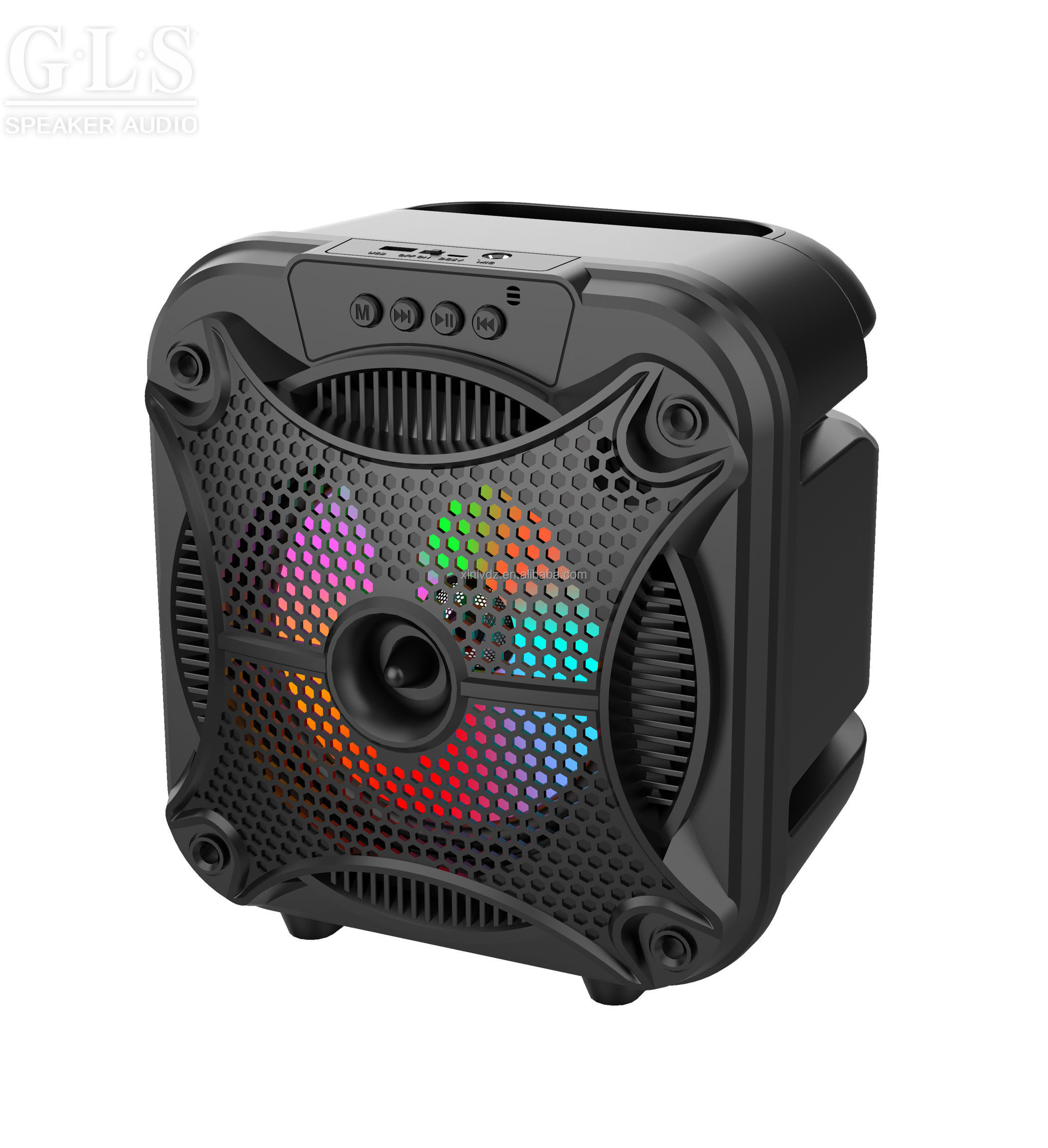 ZQS 8129 single 8 "portable speaker portable Bluetooth wireless audio radio wired mic