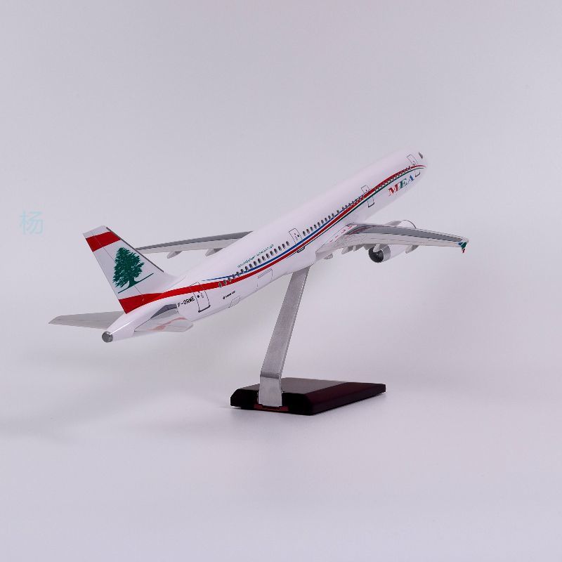 飞机模型（A321黎巴嫩MEA航空飞机模型）仿真飞机模型 ABS合成强化树脂飞机模型 杨柳飞机模型 航空模型详情3
