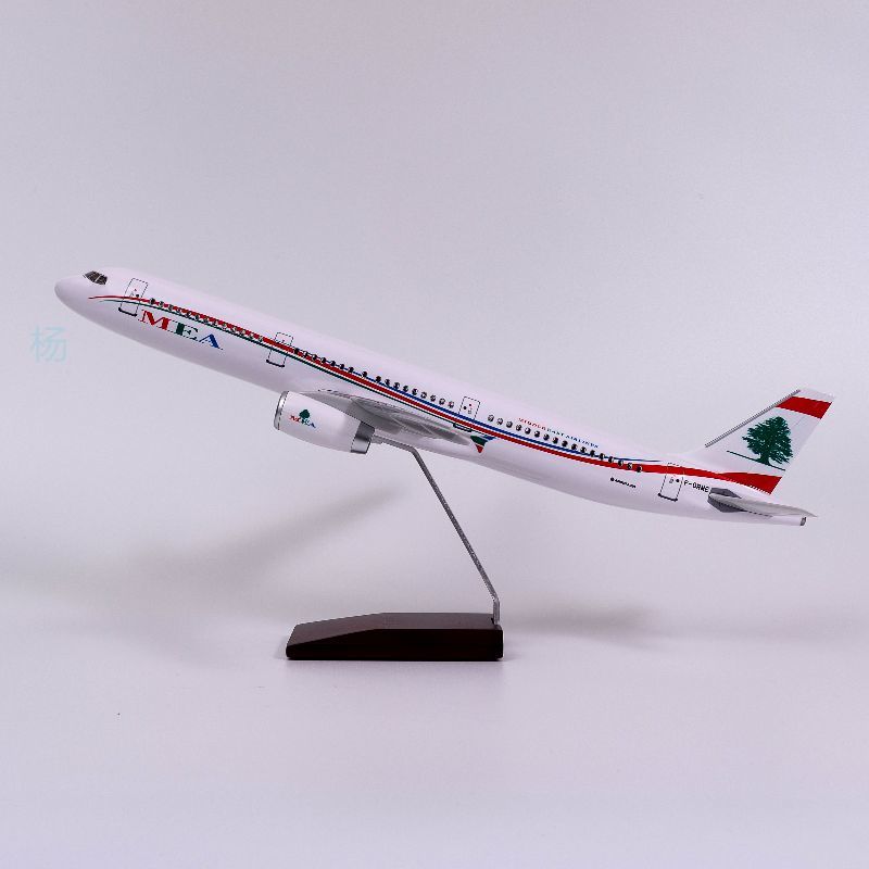 飞机模型（A321黎巴嫩MEA航空飞机模型）仿真飞机模型 ABS合成强化树脂飞机模型 杨柳飞机模型 航空模型详情1