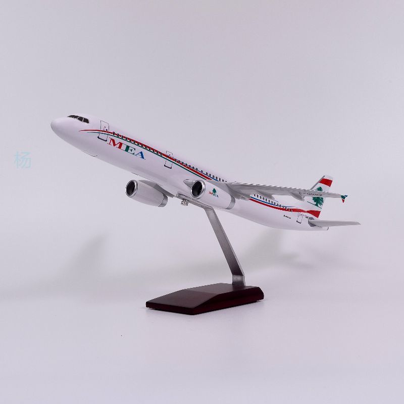 飞机模型（A321黎巴嫩MEA航空飞机模型）仿真飞机模型 ABS合成强化树脂飞机模型 杨柳飞机模型 航空模型详情2
