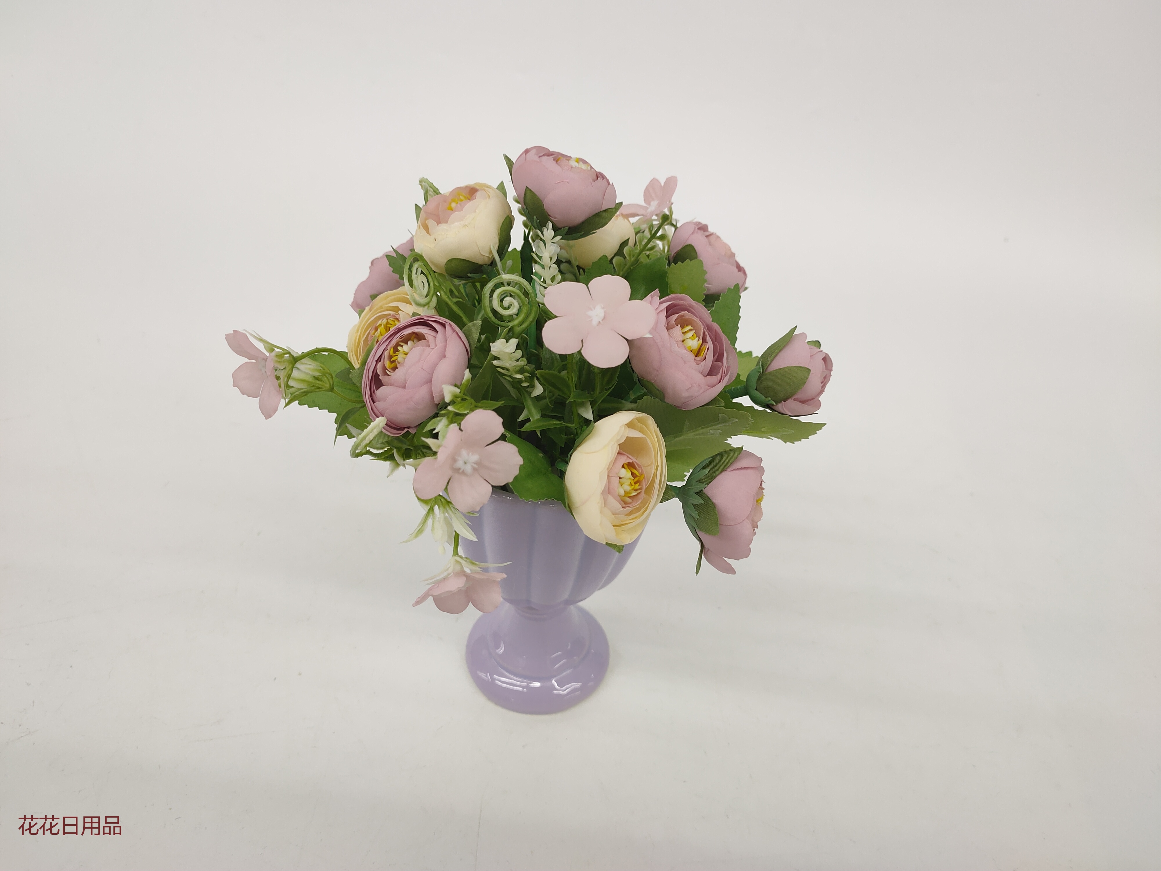 仿真花假花盆景陶瓷瓶小花苞餐厅客厅办公桌等摆件品详情2