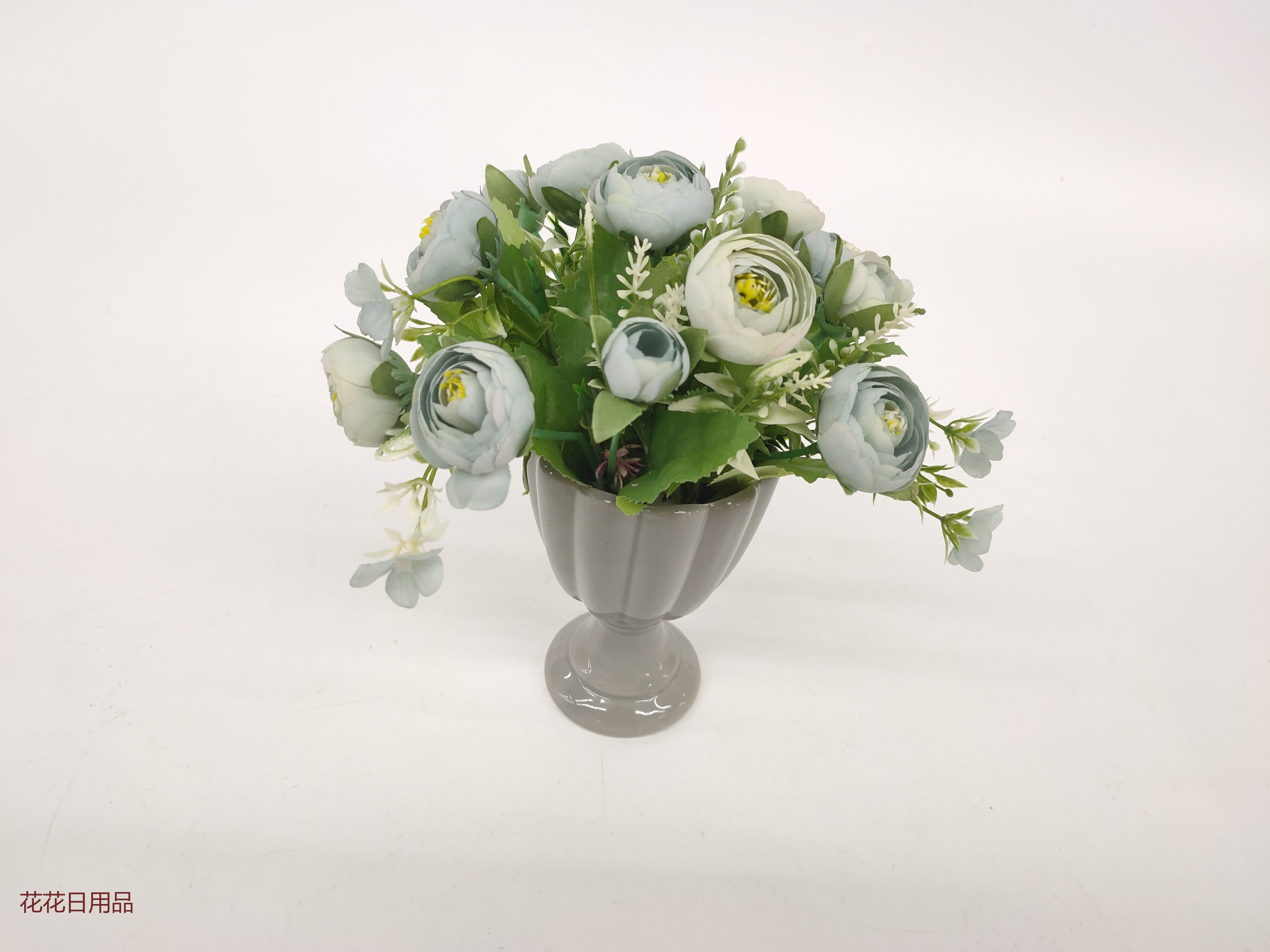 仿真花假花盆景陶瓷瓶小花苞餐厅客厅办公桌等摆件品详情4