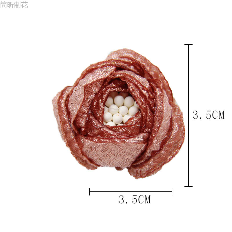 烧边花/手工半成品花/韩版花朵白底实物图