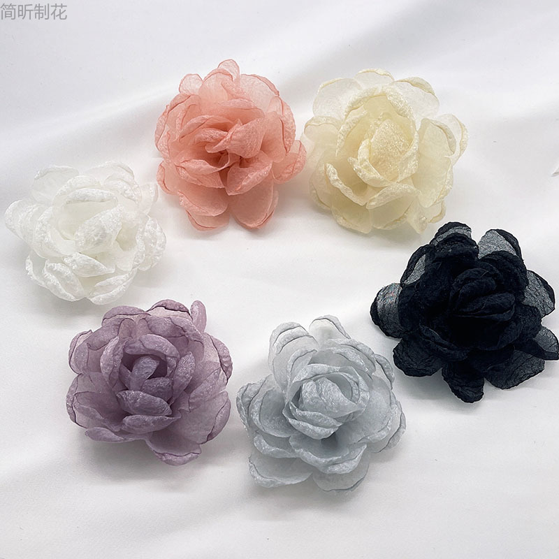 Jian Xin J579 Accessories, Korean-style fringed flowers, handcrafted fabric flower buds, diy shoe flowers, rose flowers, hair clips, accessories, and clothing accessories