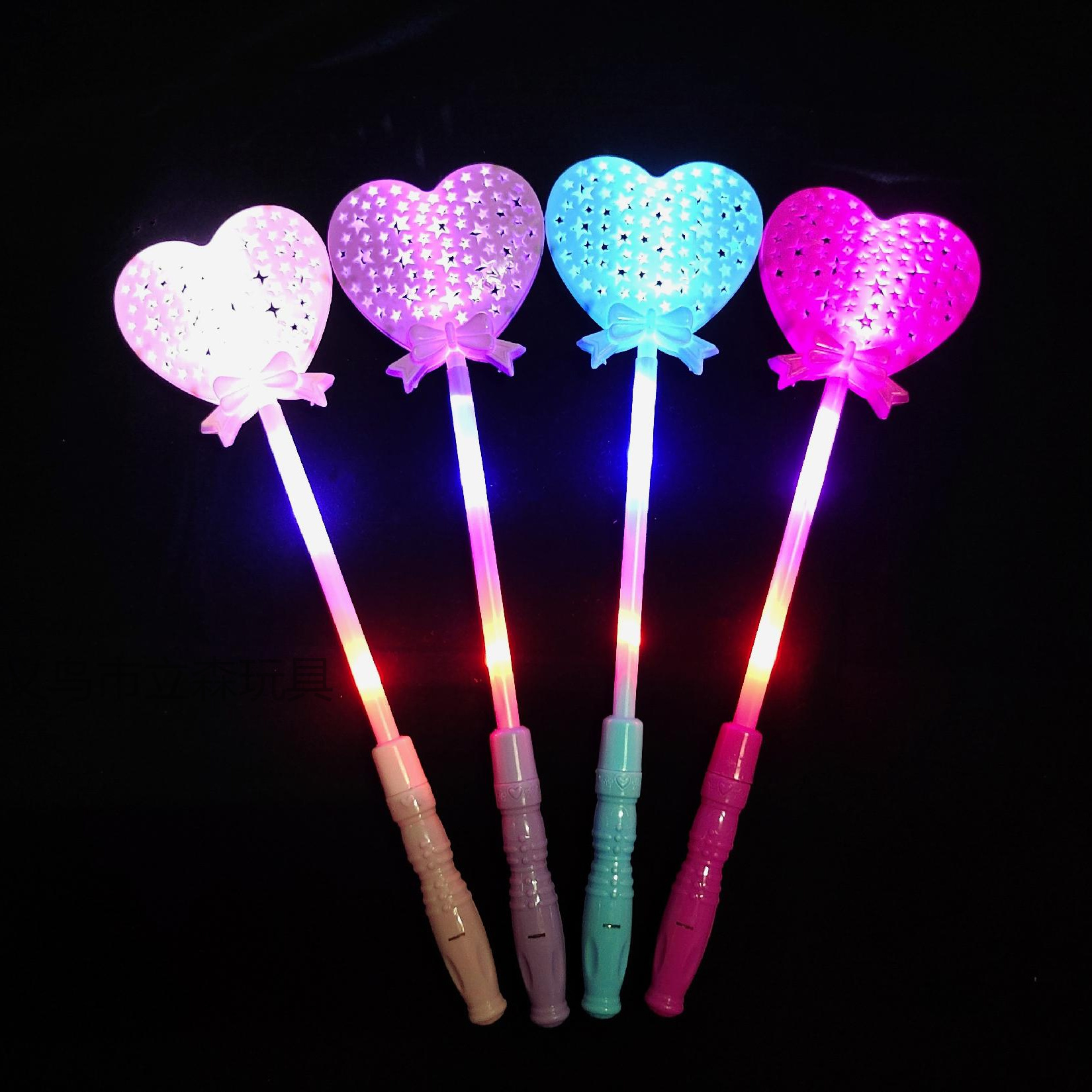 A box of 500 glowing love sticks