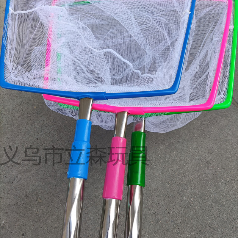 104cm square telescopic fishing net in mixed colors Specification image