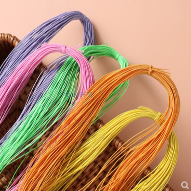 String Buddhist prayer beads, prayer beads, wooden beads, elastic string, 1MM elastic core (silk), elastic string, string string, elastic band, rubber band string Specification image