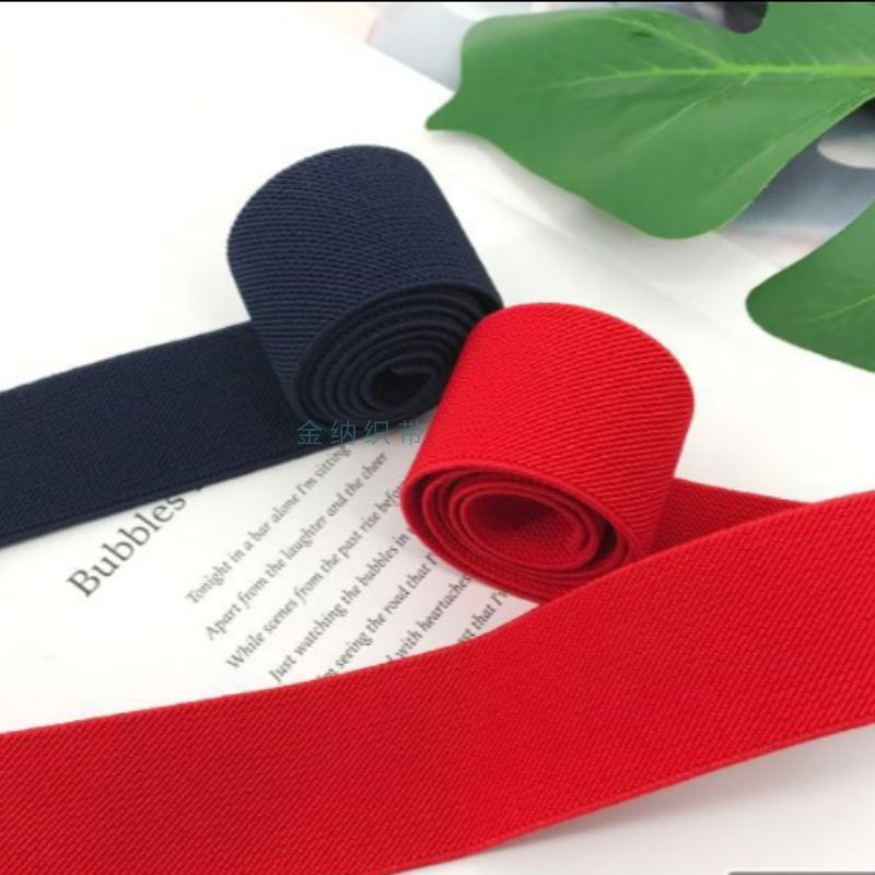 3.8Cm Double-Sided Thickened Twill Wide Elastic Pants Skirt Belt Elastic Cow Band Elastic Elastic Waistband Elastic Elastic Waistband Specification drawing