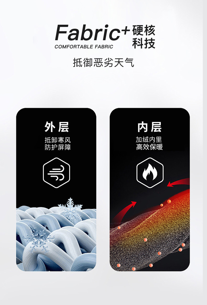 新款纯色保暖帽子围巾手套三件套防寒毛球加绒针织套装详情4