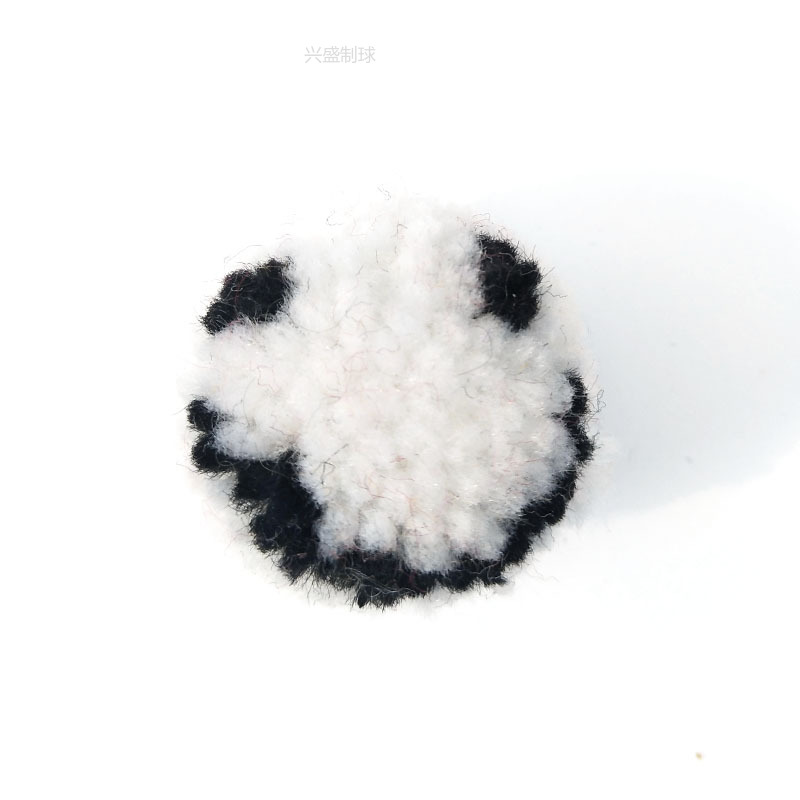 3cm儿童卡通笑脸毛球球开司米小毛球毛绒球毛线球棒球帽服饰配件详情4