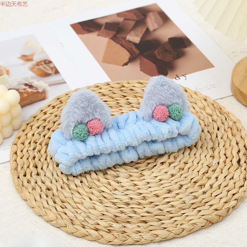 Half the Sky Accessories, a popular online hit, features a plush cat ear fashion makeup and hair band for women, as well as a sleeping headband and headwear Specification image