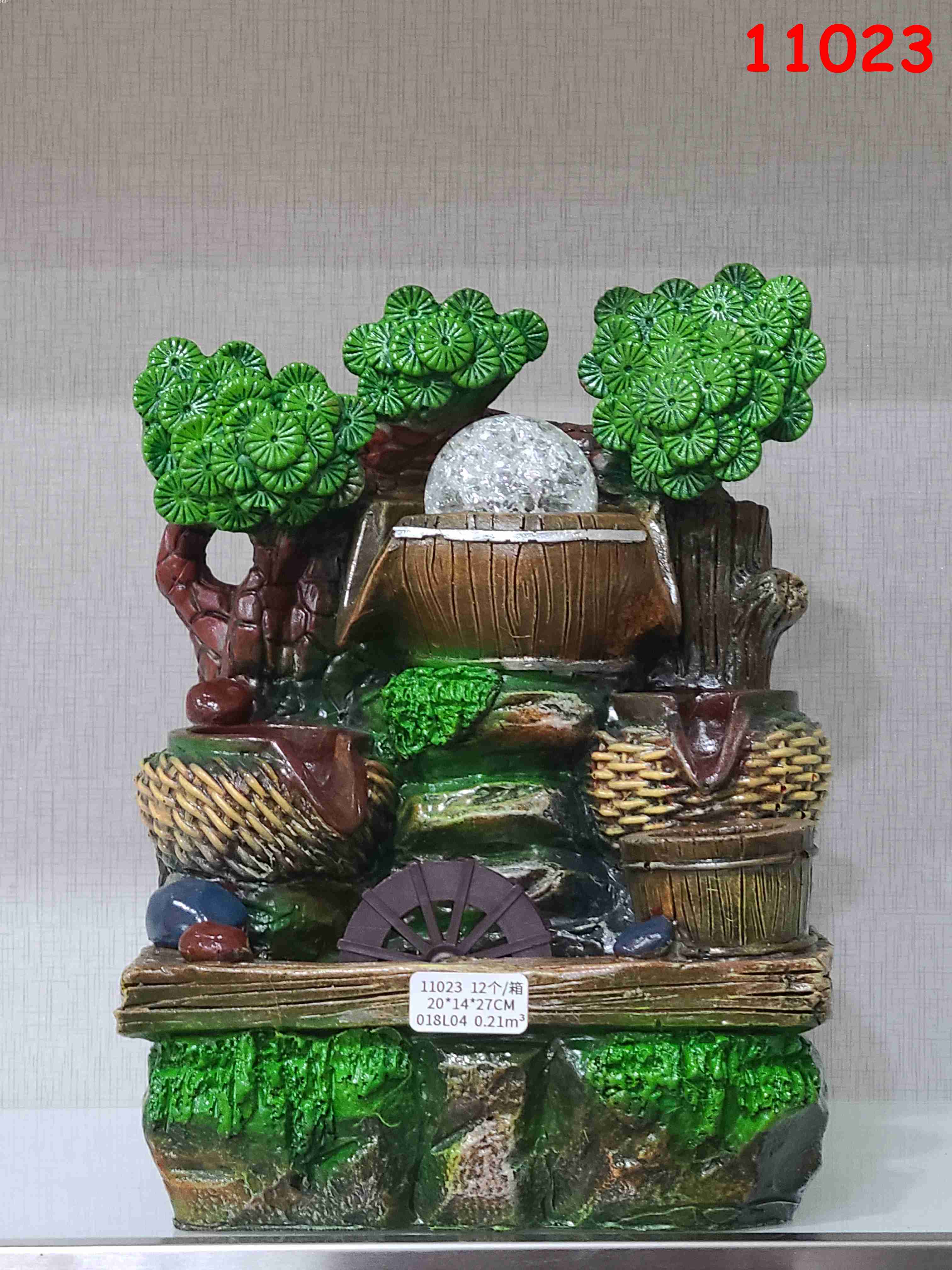 Shui Yun crafts rockery fountain water decoration tabletop bonsai living room decoration interior decoration resin crafts (wholesale) SY11023 thumbnail