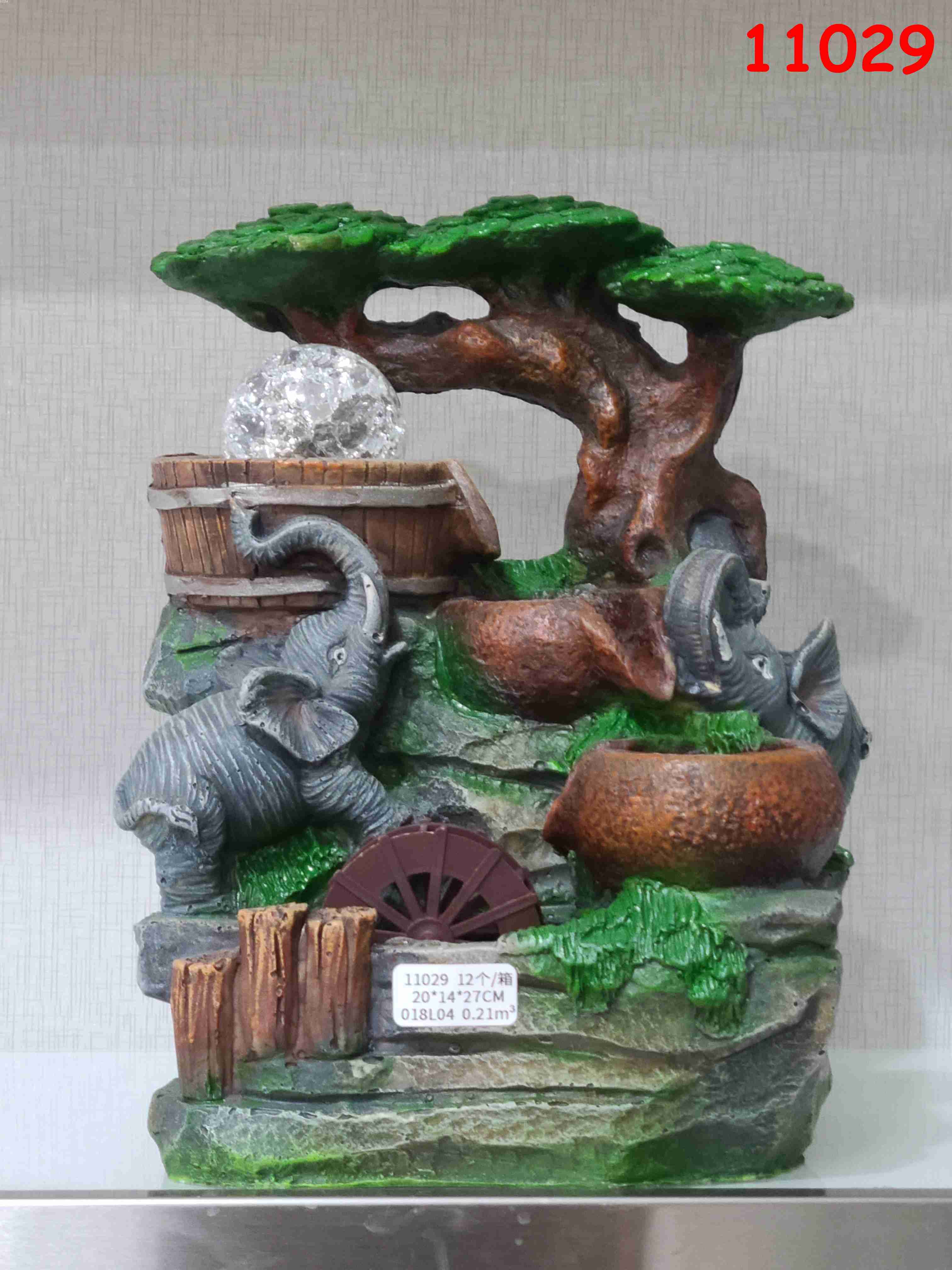 Shui Yun crafts rockery fountain water decoration tabletop bonsai living room decoration interior decoration resin crafts (wholesale) SY11029 thumbnail