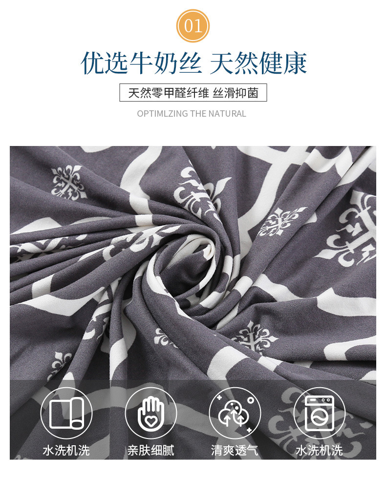 千思圣诞款萬能沙发套弹力全包沙发罩欧式通用北美洲沙发垫万圣节南瓜详情15