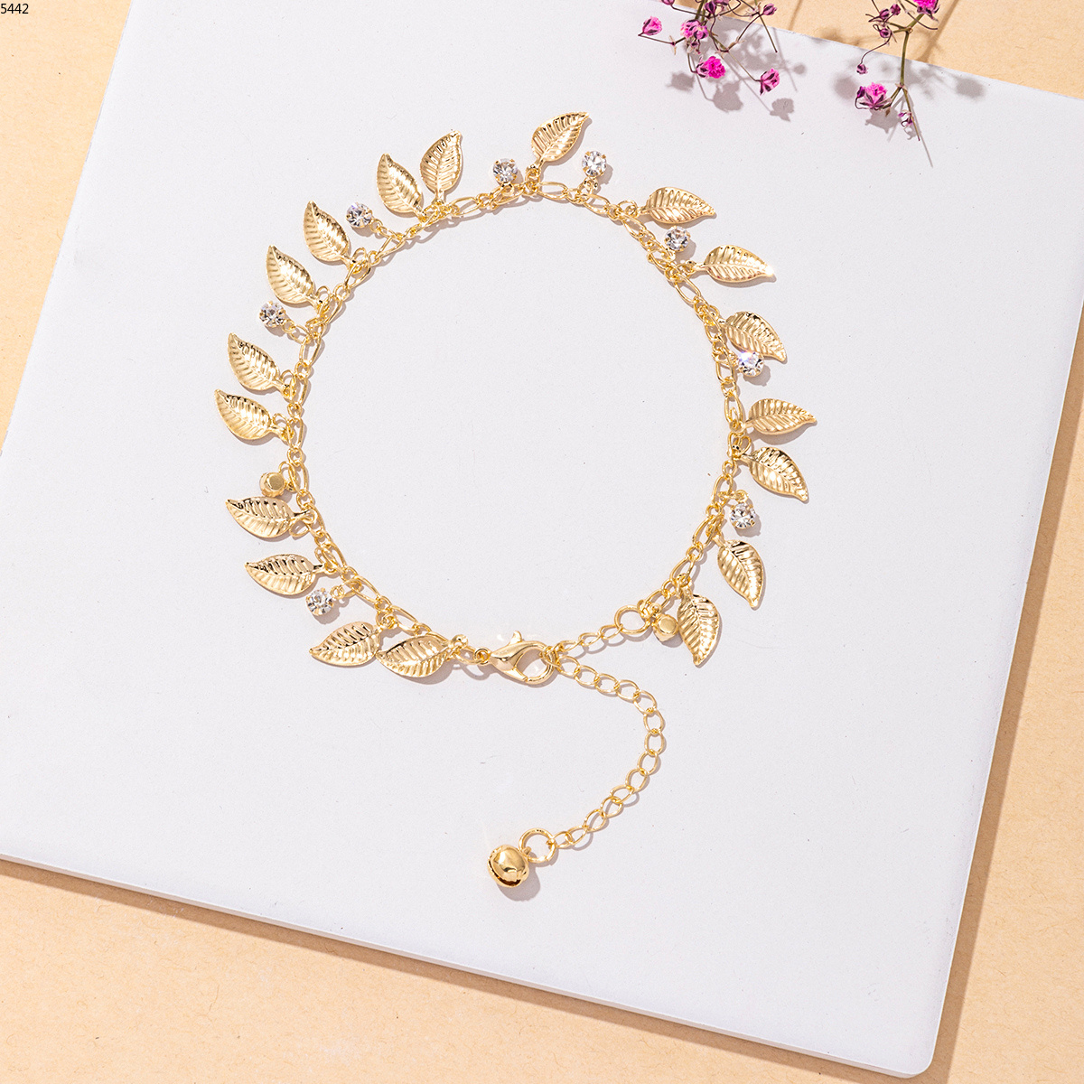 彩色玻璃圆圈字母手链女ins小众设计女生高级感送女朋友生日礼物jx003555566聚新饰品