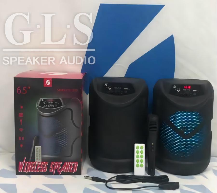 KTS-1510 单6.5寸系列便携式音箱蓝牙无线音响收音机有线麦