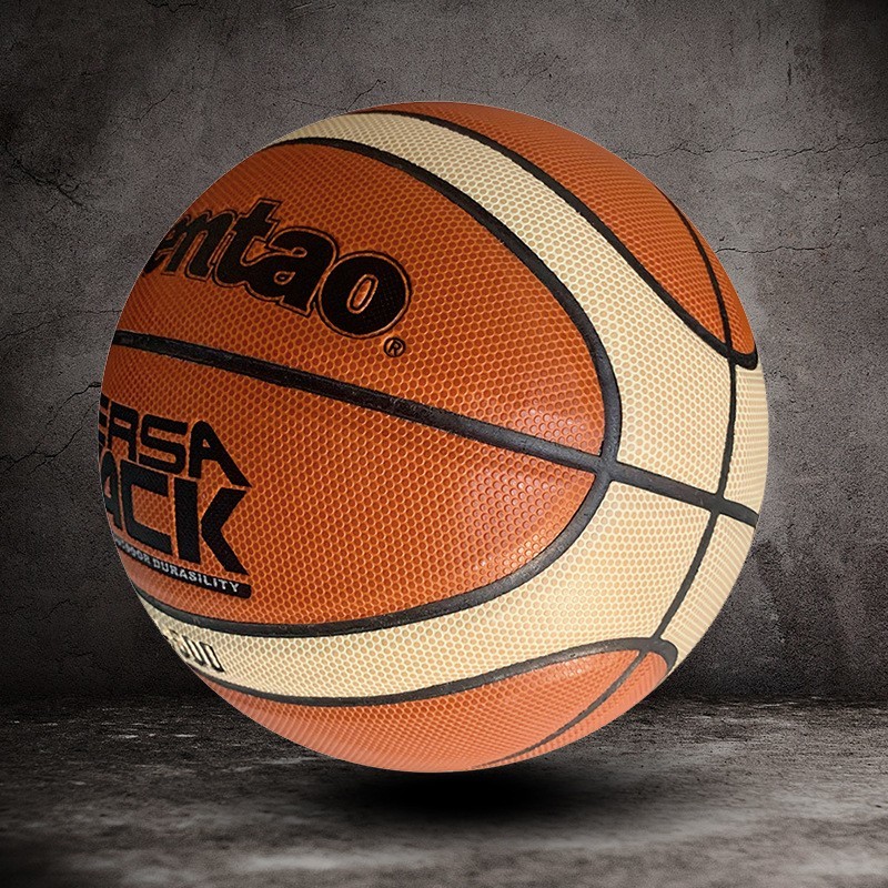 棕橙拼接7号篮球 水泥地成人比赛训练篮球自由品牌独特设计篮球详情图4