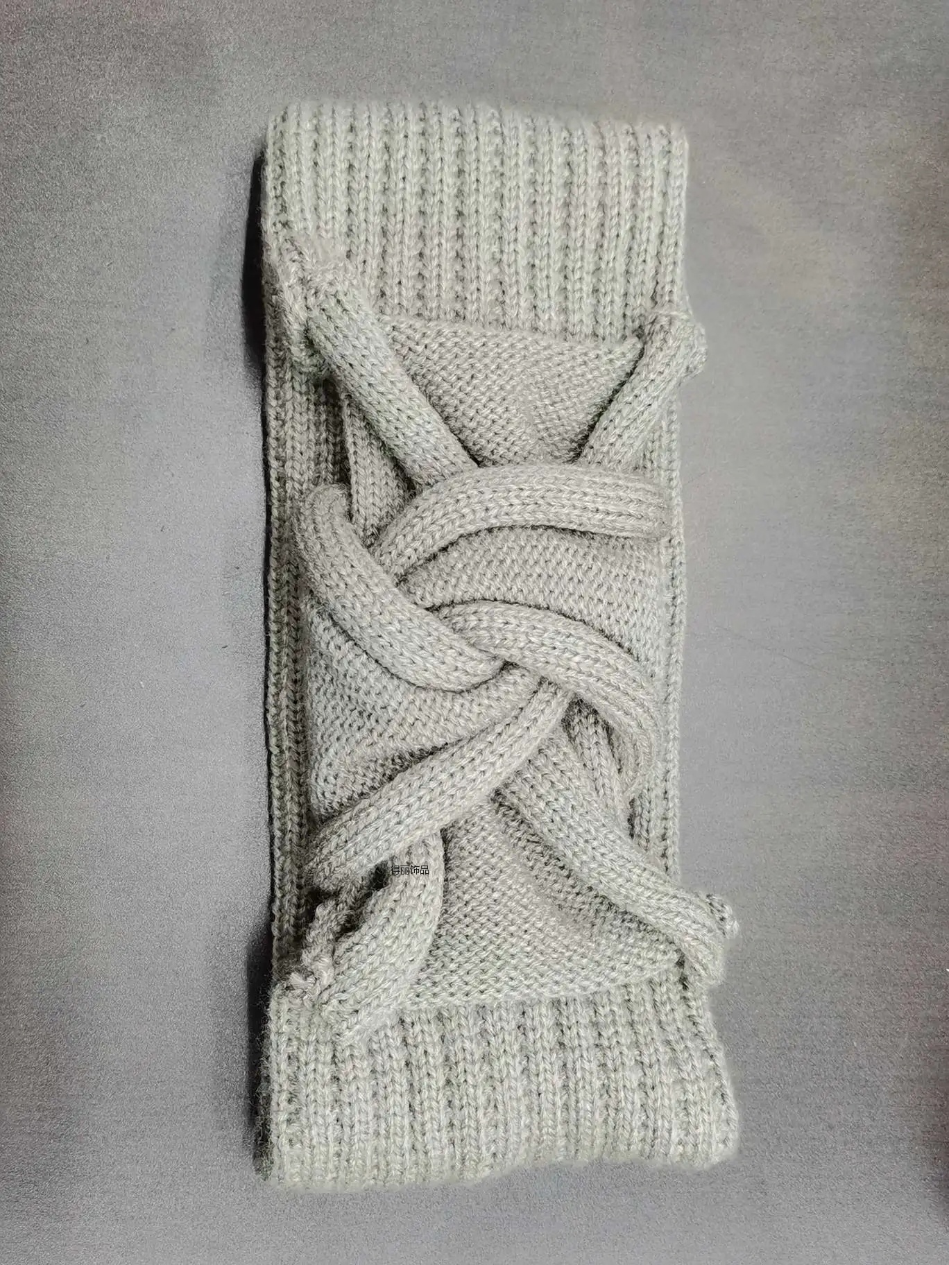 Knitted cross headband solid color simple daily sports headband high stretch wide edge hair band hair clip diagonal headband 939790 thumbnail