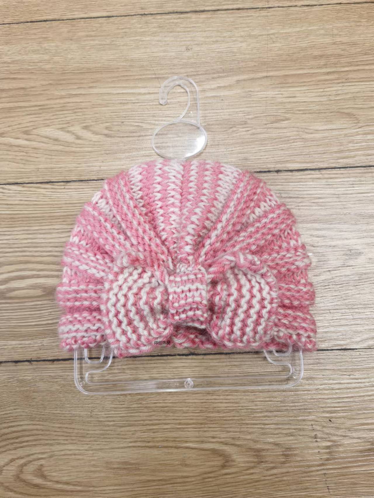 Autumn and winter new knitting hat manufacturers wholesale fashion baby bow pullover hat tire hat thumbnail