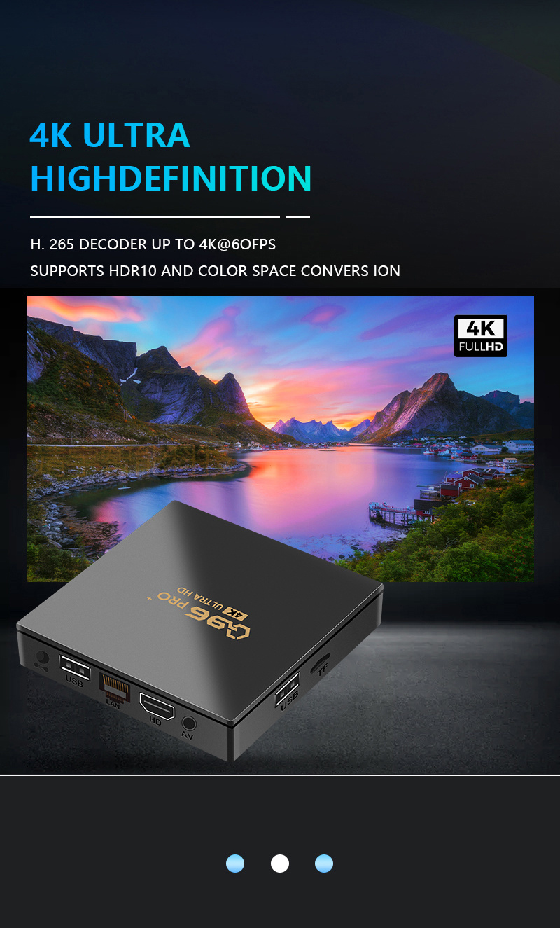 Q96 PRO+安卓10网络电视机顶盒amlogic晶晨4K电视盒子外贸 TV BOX详情7