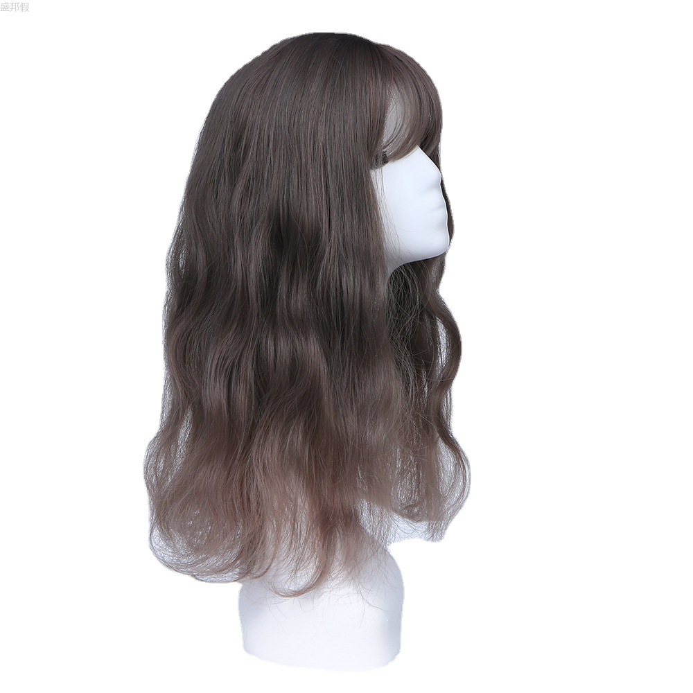 The new wig features short hair, fluffy woolen curls, natural medium hair and curly hair, and a lifelike, natural and fluffy face pic 6