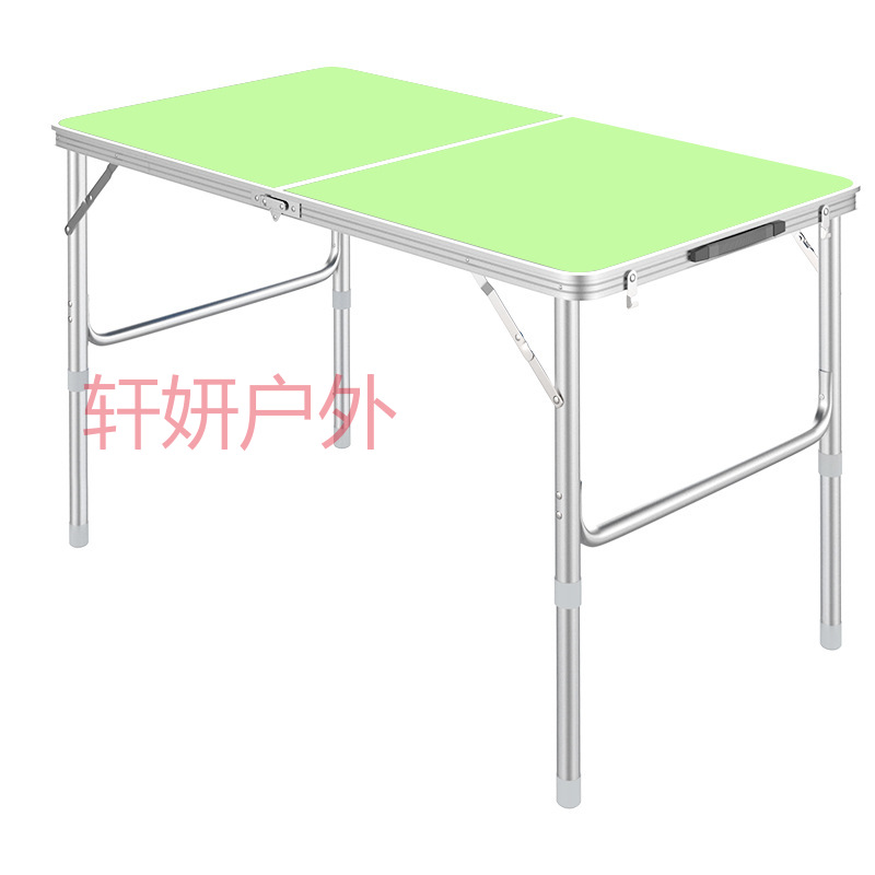 户外折叠桌椅60*90cm 夜市摆摊地推 折叠桌子简易折叠餐桌椅 烧烤桌宣传广告桌 铝合金桌子户外野营桌椅套装详情6