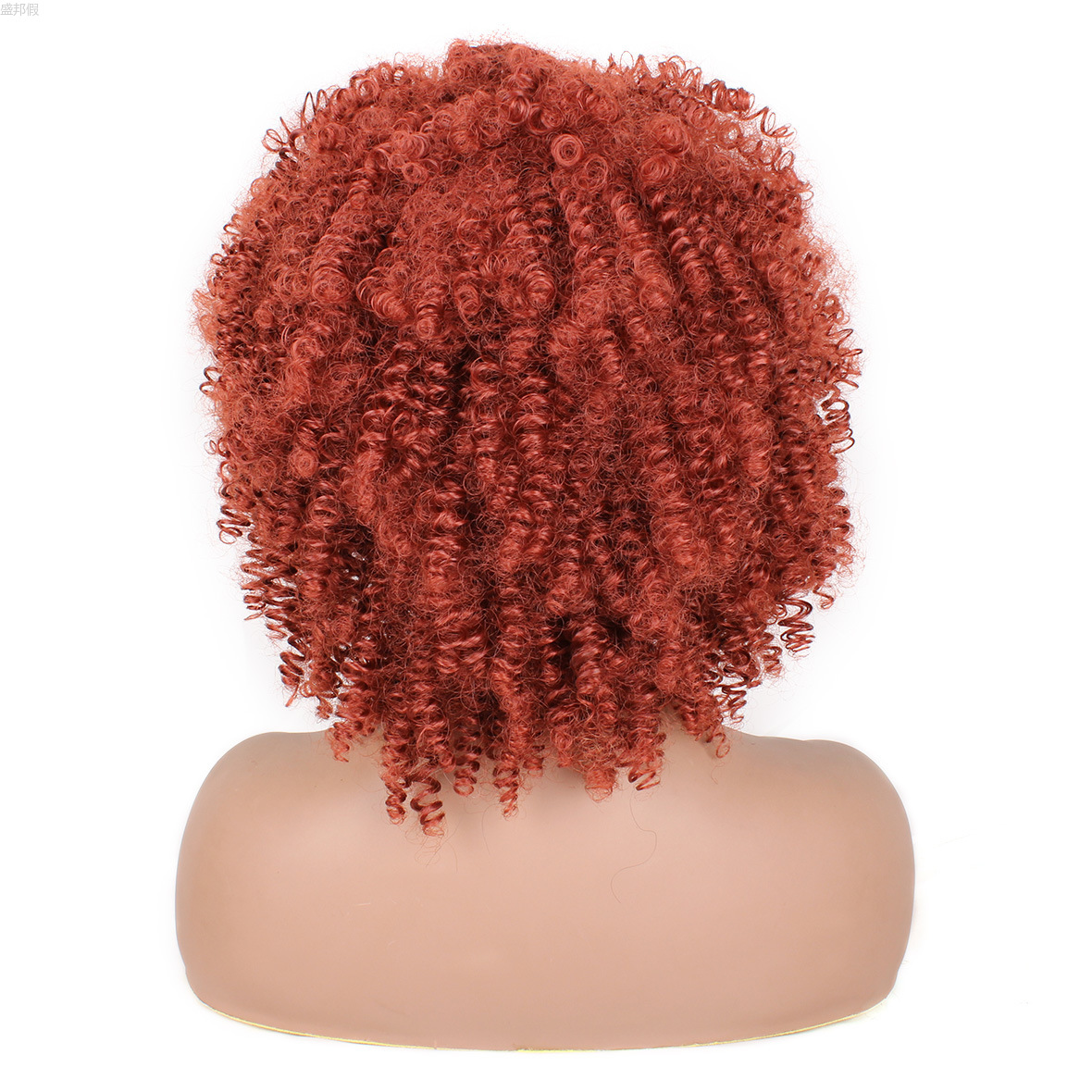 假发 欧美假发女冰丝发带小卷发短款headband short curly wig详情3