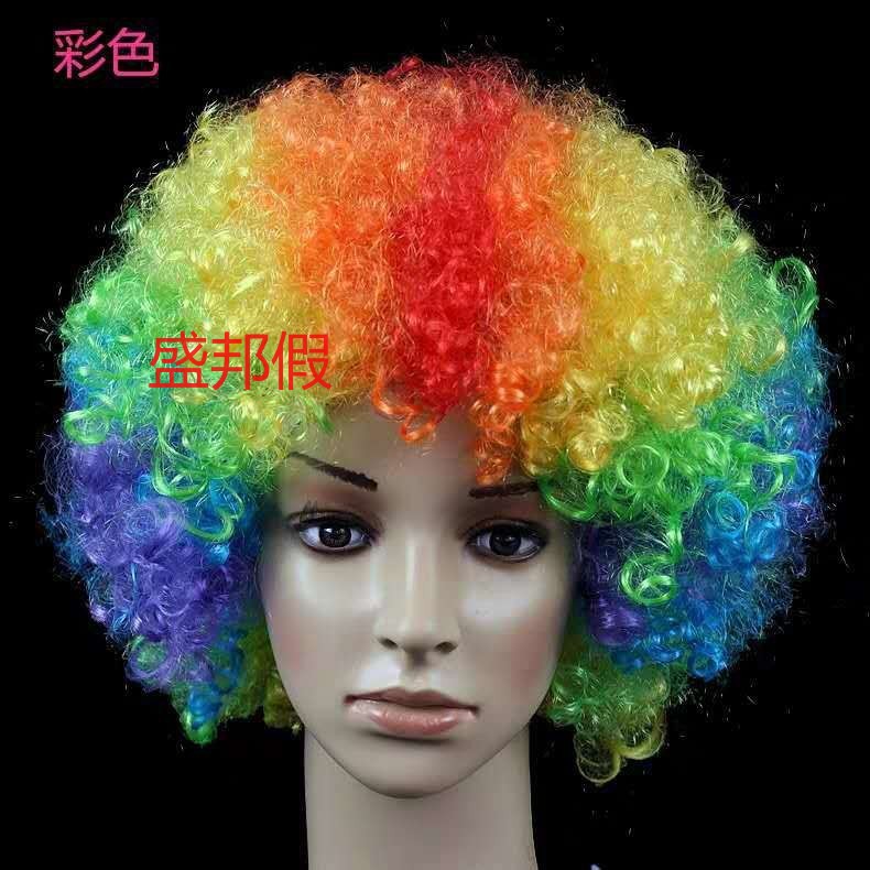 100-gram explosive hairstyle, fan hair, clown wig pic 11