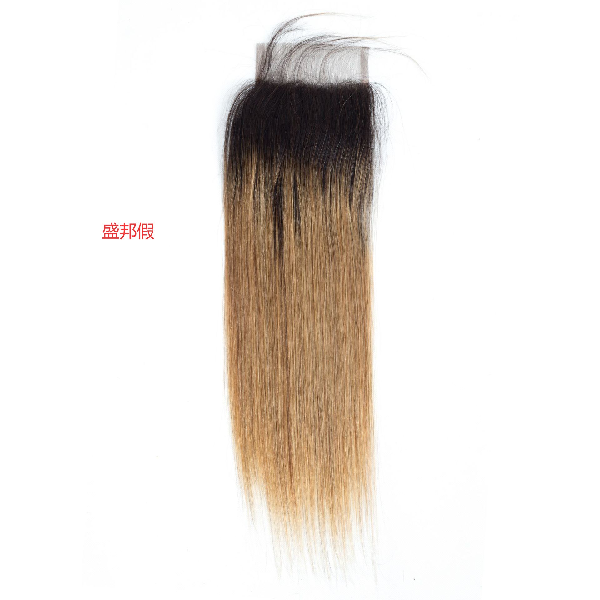 4x4 1b/27 真人发假发发块 lace closure亚马逊爆品 蕾丝发块详情2