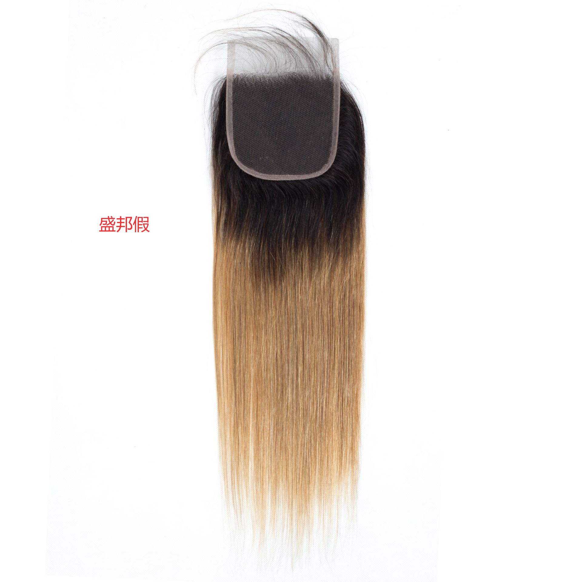 4x4 1b/27 真人发假发发块 lace closure亚马逊爆品 蕾丝发块详情3