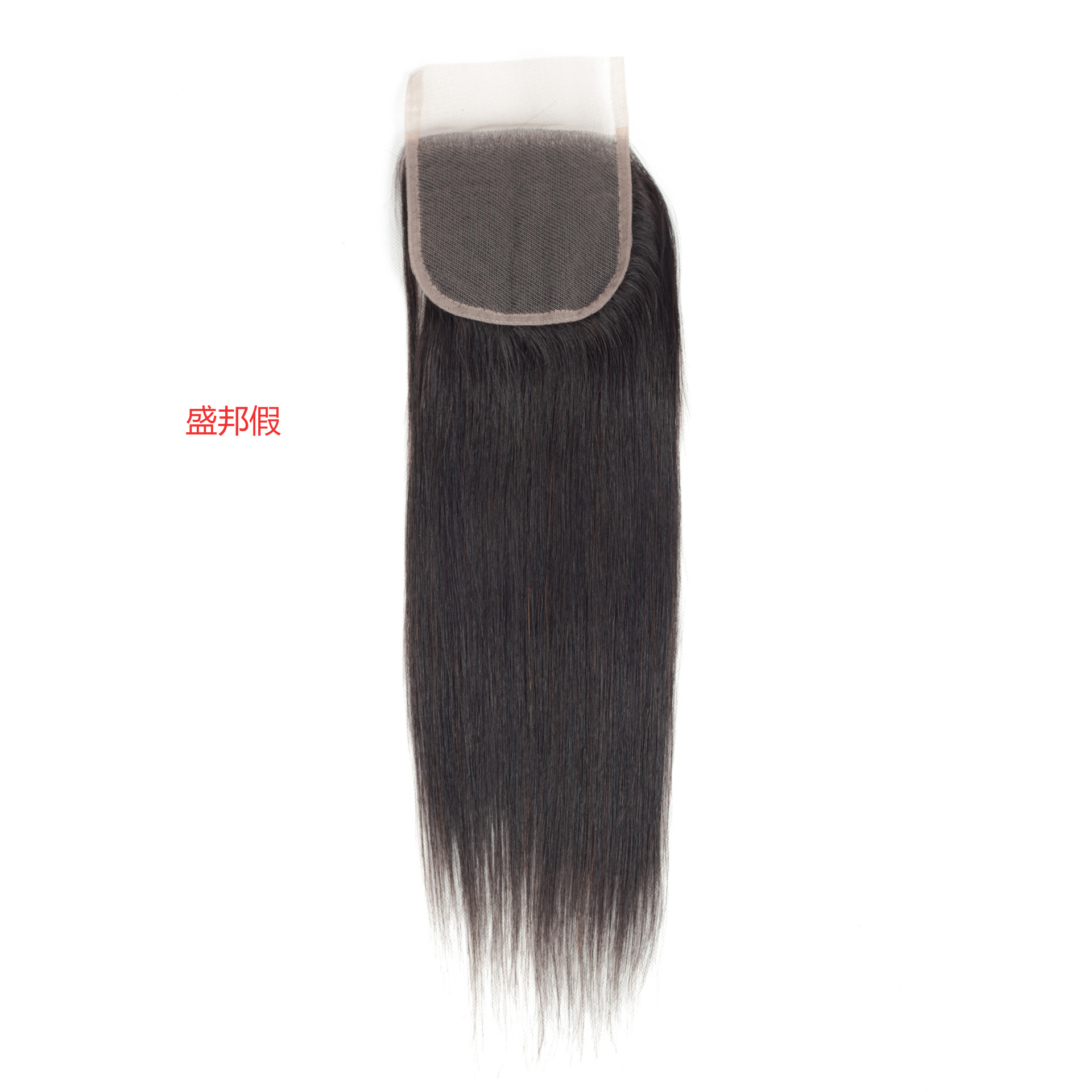 自然色真人发假发4x4发块human hair lace closure详情1