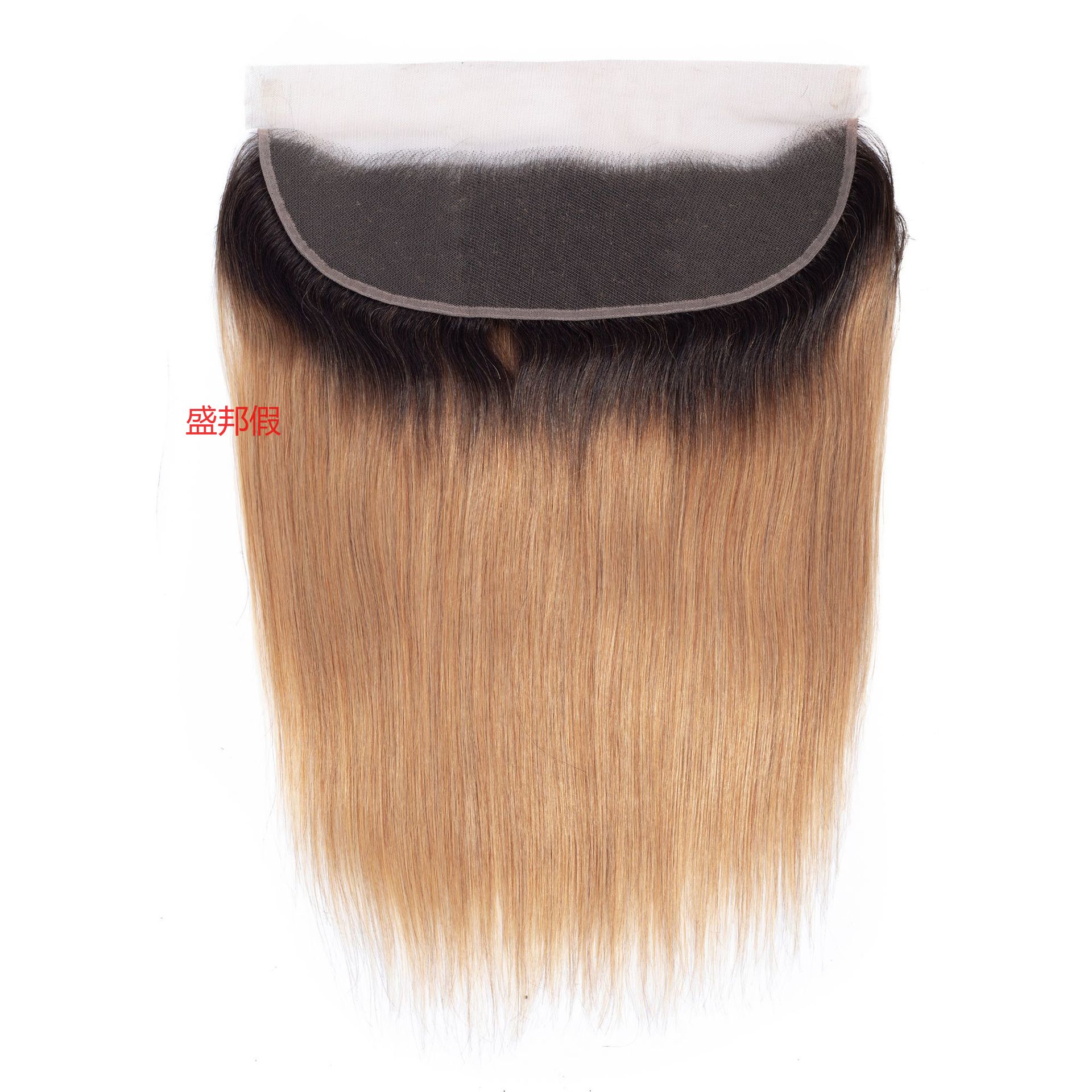 13x4 T1b/30 渐变色T色双色真人发假发 Frontal closure 蕾丝发块详情1
